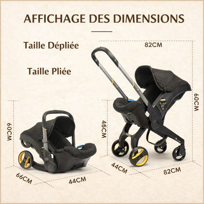 Poussette 3-en-1 YazoGo Travel